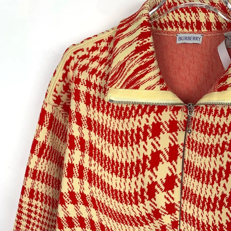 Burberry Burberry Red Cotton Women's Jacket Size XS / US 0-2 / IT 36-38 - 3 Thumbnail