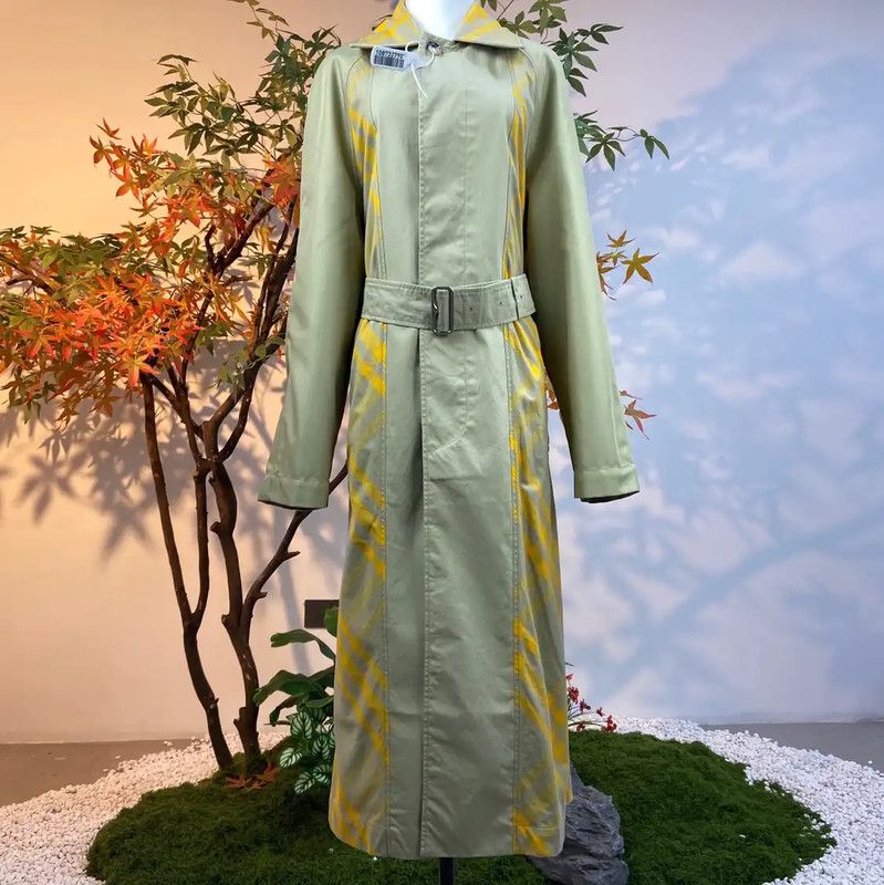 Burberry Burberry Khaki Cotton Women's Trench Coat Size XL / US 12-14 / IT 48-50 - 3 Thumbnail