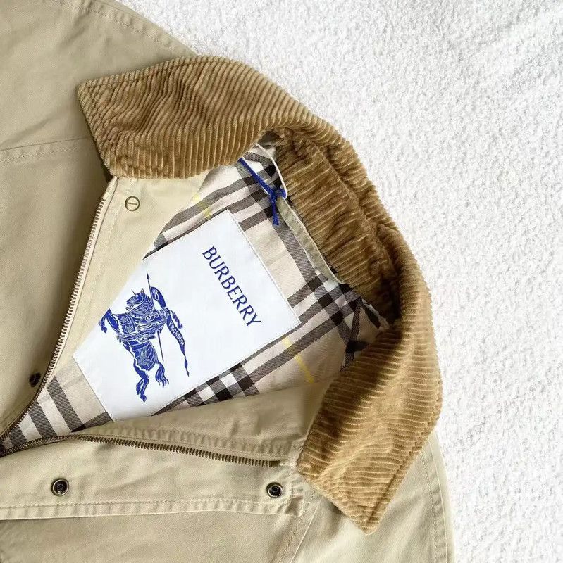 Burberry Burberry Khaki Cotton Women's Jacket Size ONE SIZE - 3 Thumbnail