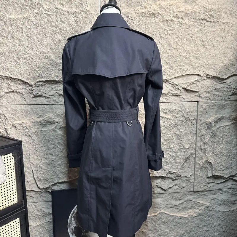 Burberry Burberry Black Women's Trench Coat Size S Size S / US 4 / IT 40 - 2 Thumbnail