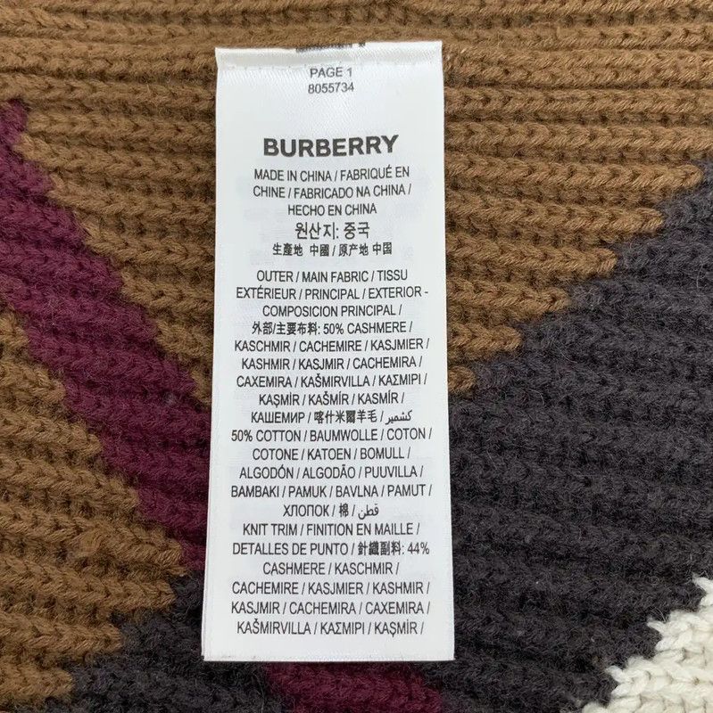 Burberry Burberry Brown Cashmere Knit Cardigan for Women Size S / US 4 / IT 40 - 6 Thumbnail
