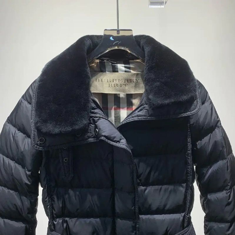 Burberry Burberry Women's Black Nylon Down Jacket Size XS / US 0-2 / IT 36-38 - 3 Thumbnail