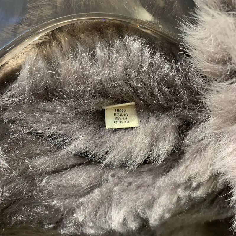 Burberry Burberry Gray Women's Coat with Fur Collar Size XXL / US 16-18 / IT 52-54 - 6 Thumbnail