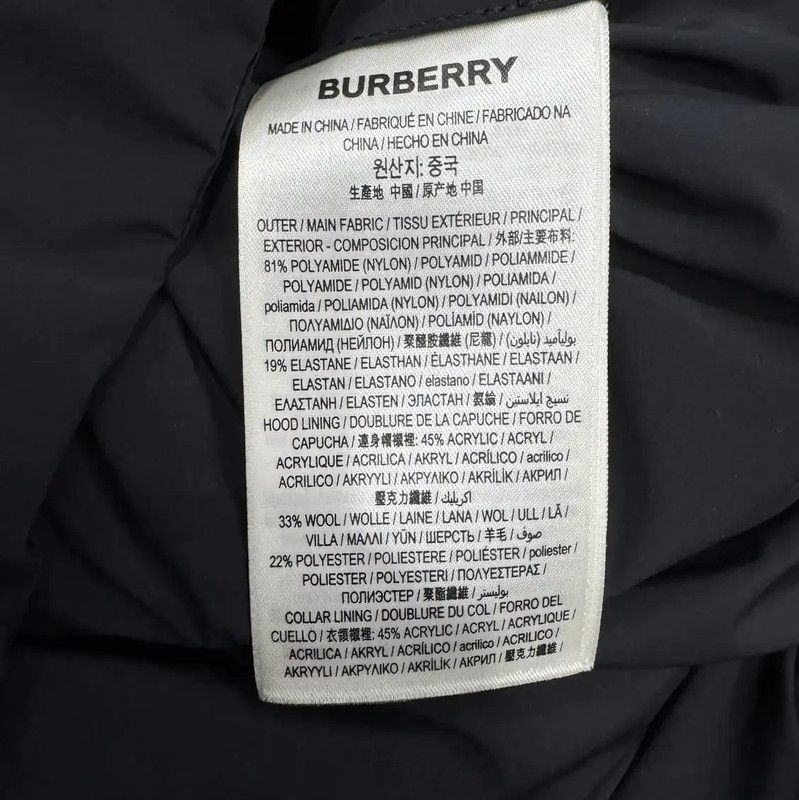 Burberry Burberry Women's Black Long Puffer Jacket Size L / US 10 / IT 46 - 8 Thumbnail