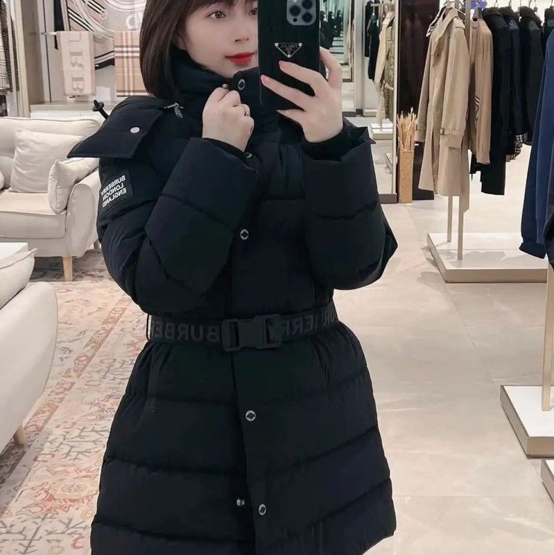 Burberry Burberry Women's Black Long Puffer Jacket Size L / US 10 / IT 46 - 5 Thumbnail