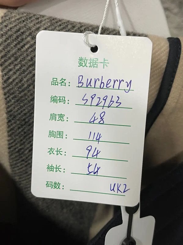 Burberry Burberry Women's Navy Wool Long Coat Size ONE SIZE - 10 Thumbnail