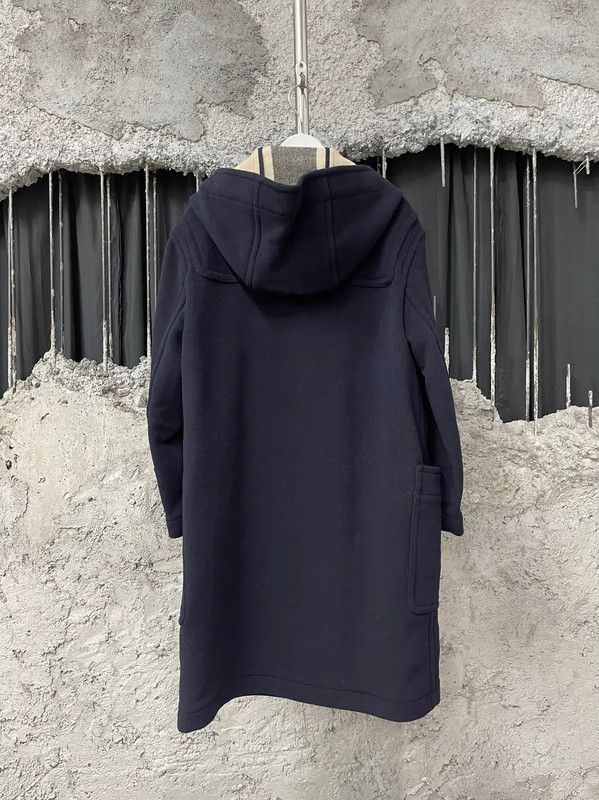 Burberry Burberry Women's Navy Wool Long Coat Size ONE SIZE - 2 Thumbnail