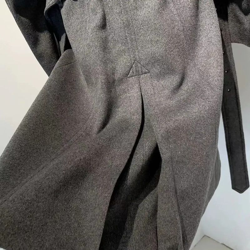 Burberry Burberry Women's Grey Wool Blend Trench Coat Size S / US 4 / IT 40 - 5 Thumbnail