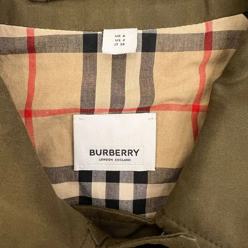 Burberry Burberry Military Green Women's Trench Coat Size M / US 6-8 / IT 42-44 - 3 Thumbnail