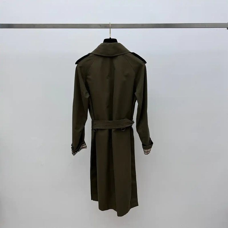 Burberry Burberry Military Green Women's Trench Coat Size M / US 6-8 / IT 42-44 - 2 Thumbnail
