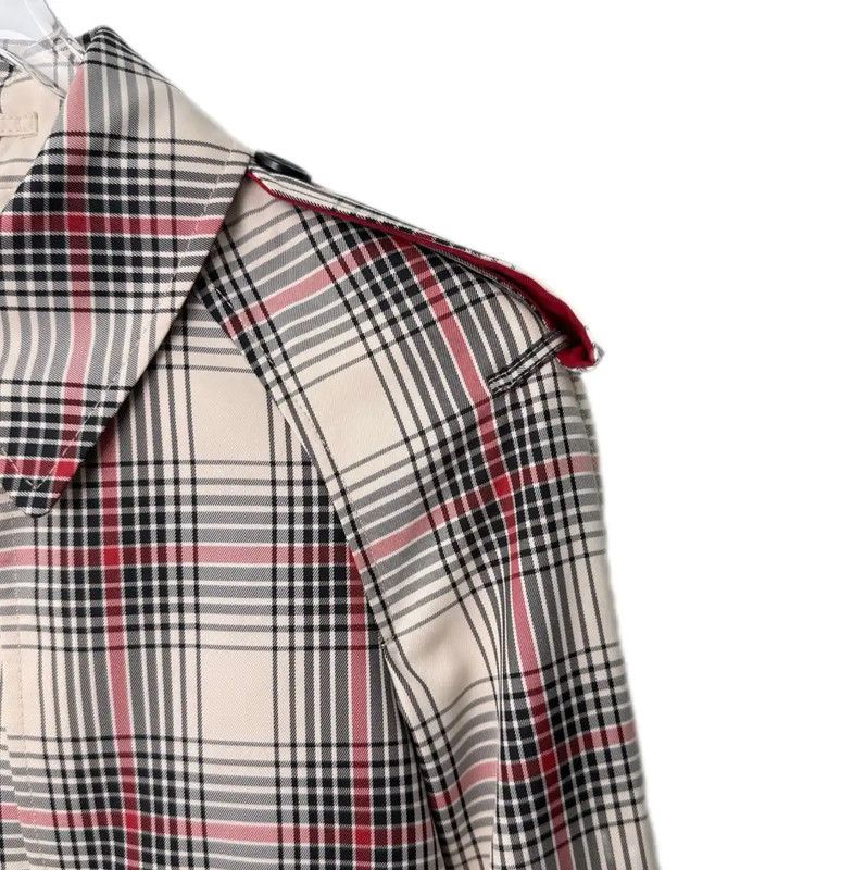 Burberry Burberry M Size Color-Block Cotton Blend Trench Coat Size M / US 6-8 / IT 42-44 - 3 Thumbnail