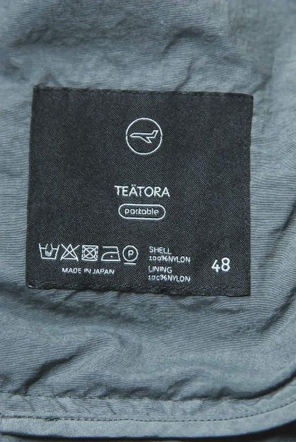 Teatora INDEX CHESTER PACKABLE Carbon Grey color jacket, size 48