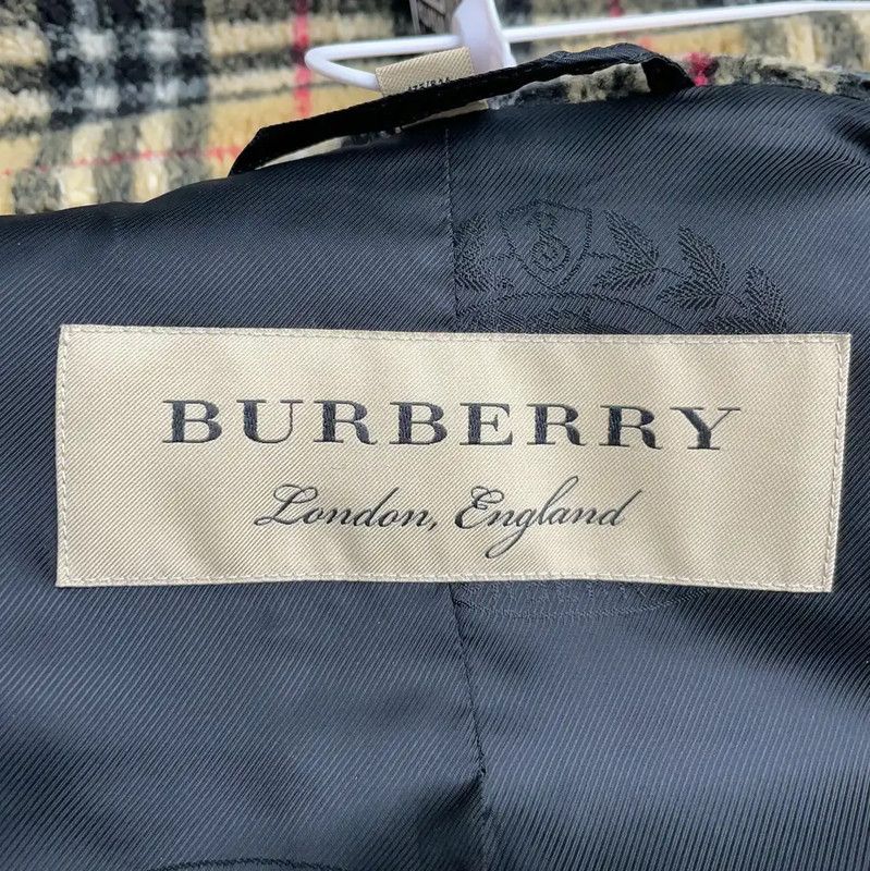 Burberry Burberry Women's Color Block Long Wool Coat Size S / US 4 / IT 40 - 3 Thumbnail