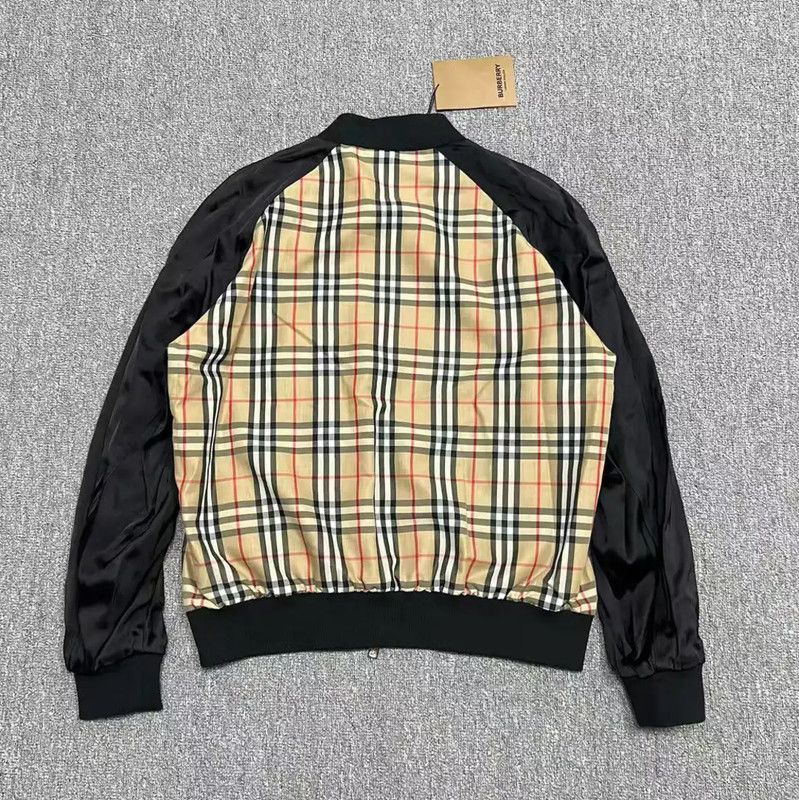 Burberry Burberry Black Polyester Logo Women's Jacket Size L / US 10 / IT 46 - 2 Thumbnail