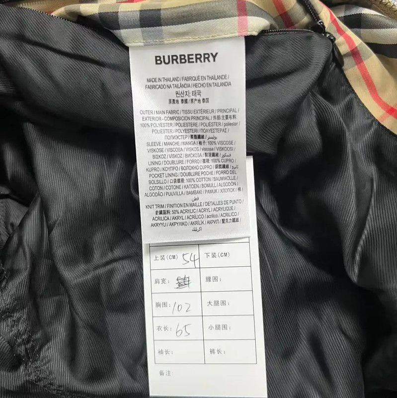 Burberry Burberry Black Polyester Logo Women's Jacket Size L / US 10 / IT 46 - 4 Thumbnail