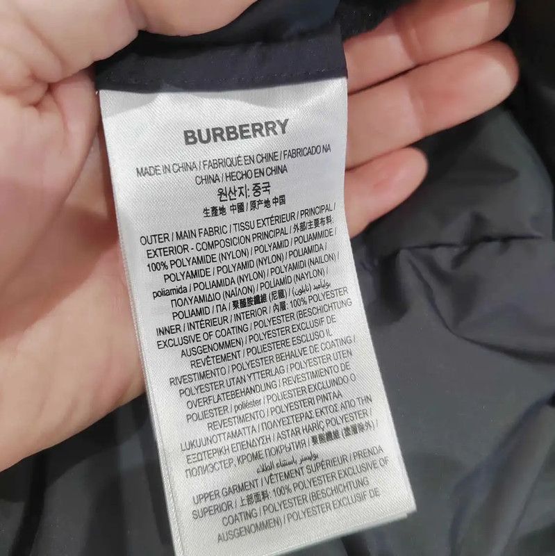 Burberry Burberry Black Cotton Women's Down Jacket Size L / US 10 / IT 46 - 7 Thumbnail