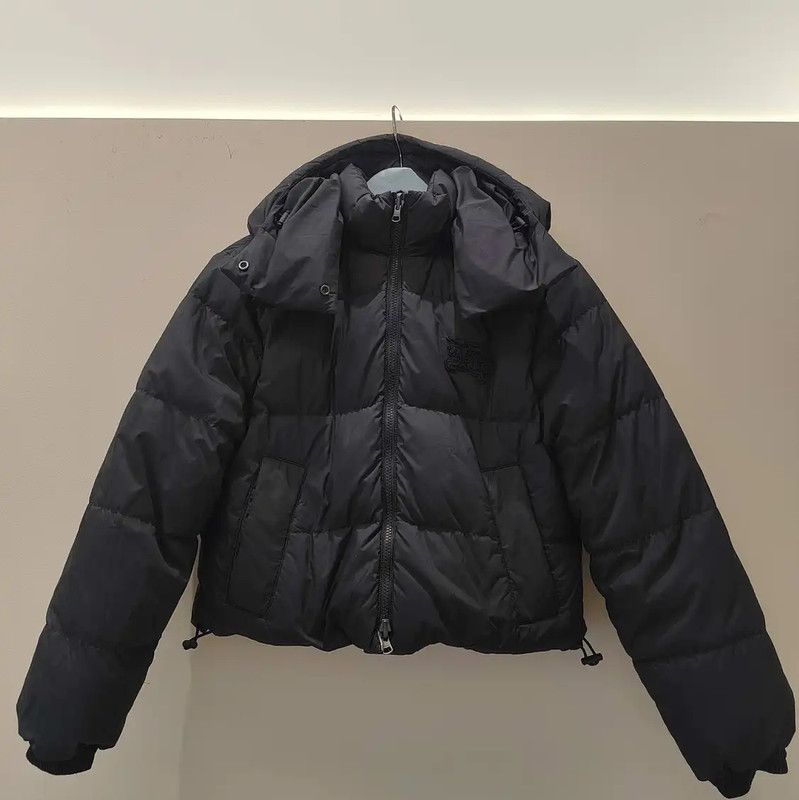 Burberry Burberry Black Cotton Women's Down Jacket Size L / US 10 / IT 46 - 3 Thumbnail