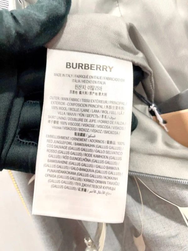 Burberry Burberry Gray Wool Women's Pencil Skirt Size 27" / US 4 / IT 40 - 9 Thumbnail
