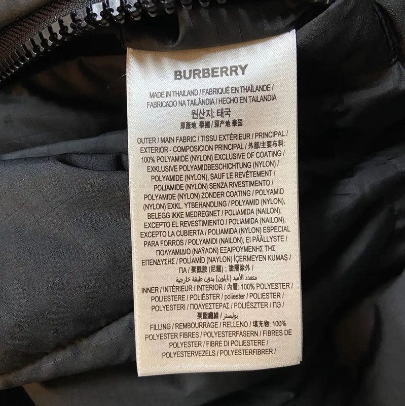 Burberry Burberry Women's Black Nylon Down Jacket Size M / US 6-8 / IT 42-44 - 5 Thumbnail
