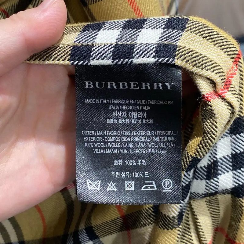 Burberry Burberry Yellow Check Wool Women's Coat Size M / US 6-8 / IT 42-44 - 4 Thumbnail