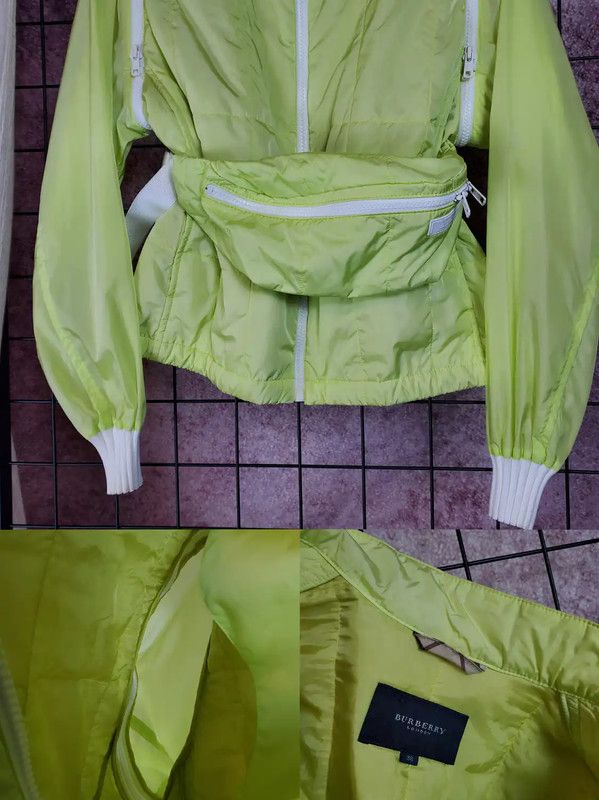 Burberry Burberry Women's Neon Short Sleeve Jacket Size S / US 4 / IT 40 - 6 Thumbnail