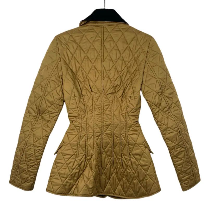 Burberry Burberry Women's Brown Quilted Cotton Jacket Size XXS / US 00 / IT 34 - 2 Thumbnail