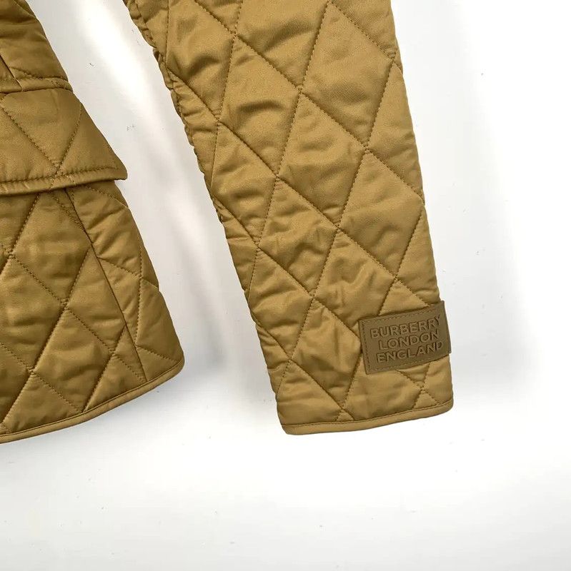 Burberry Burberry Women's Brown Quilted Cotton Jacket Size XXS / US 00 / IT 34 - 4 Thumbnail