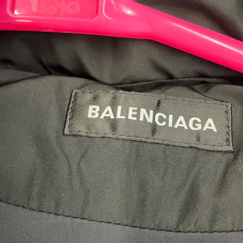Balenciaga Balenciaga Black Logo Short Down Jacket Size XL / US 12-14 / IT 48-50 - 7 Thumbnail