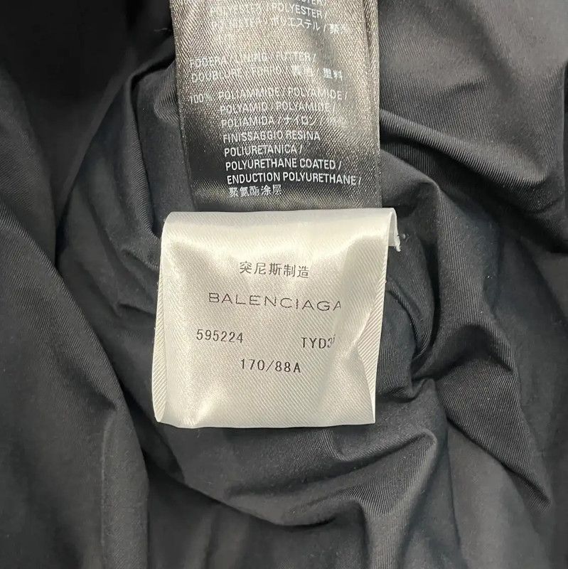 Balenciaga Balenciaga Black Logo Short Down Jacket Size XL / US 12-14 / IT 48-50 - 6 Thumbnail