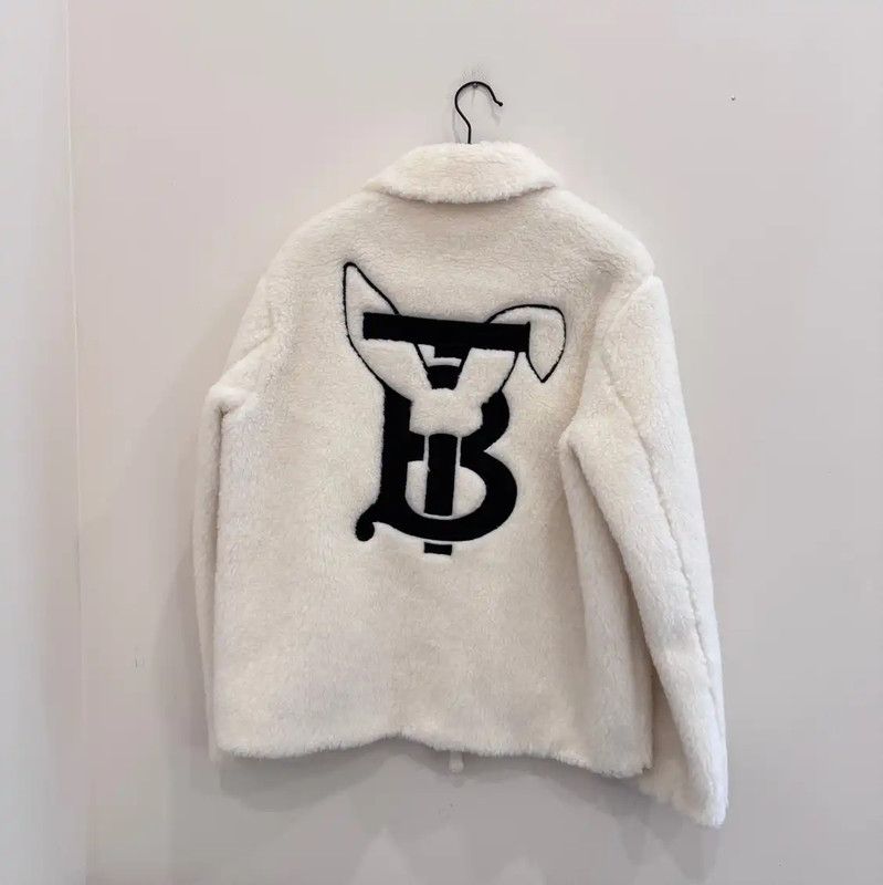 Burberry Burberry Women's White Wool Cardigan Size S / US 4 / IT 40 - 3 Thumbnail