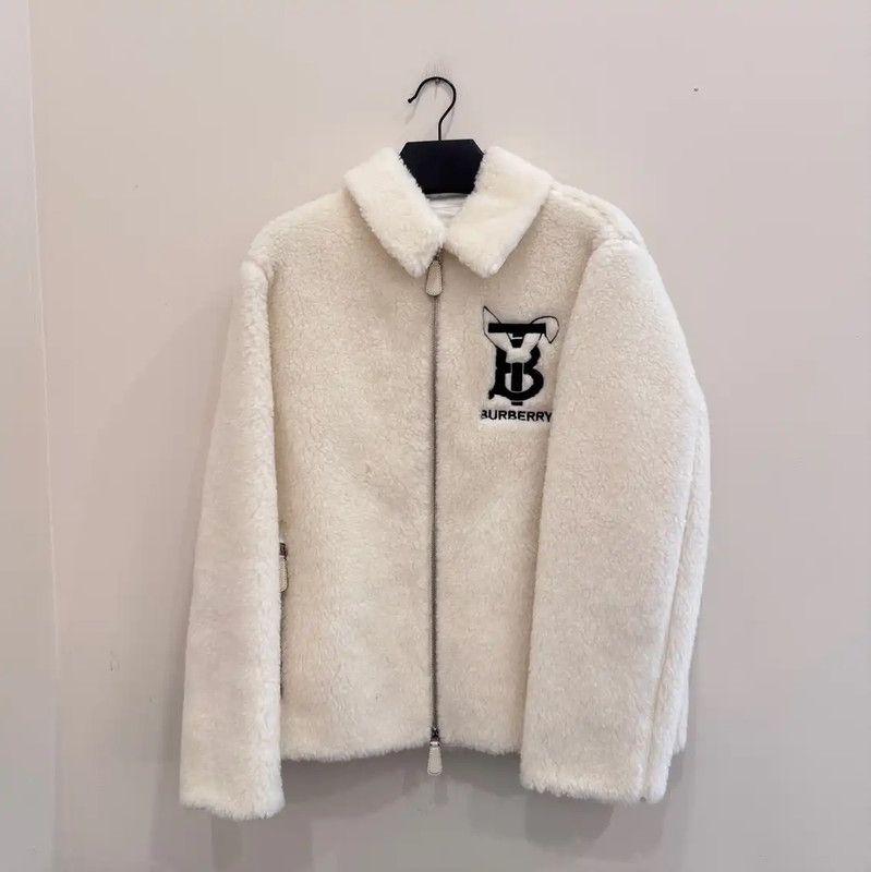 Burberry Burberry Women's White Wool Cardigan Size S / US 4 / IT 40 - 2 Thumbnail