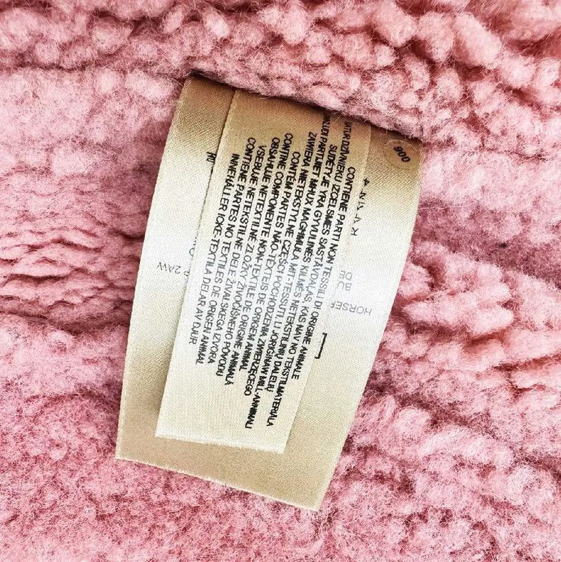Burberry Burberry Pink Shearling Women's Coat Size S / US 4 / IT 40 - 6 Thumbnail