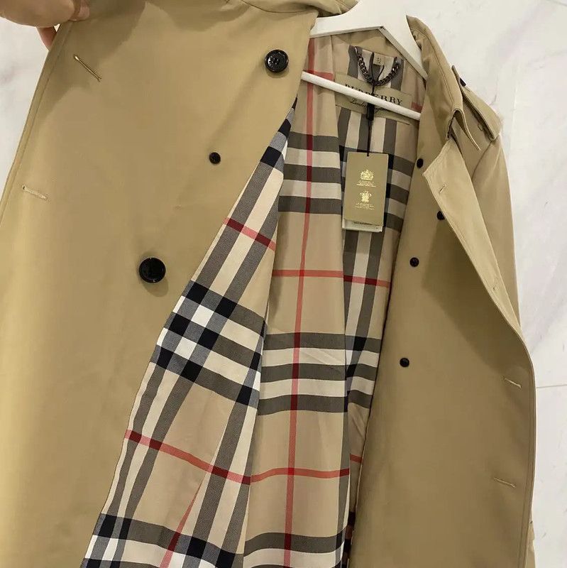 Burberry Burberry Women's Long Double-Breasted Coat Size XL / US 12-14 / IT 48-50 - 4 Thumbnail