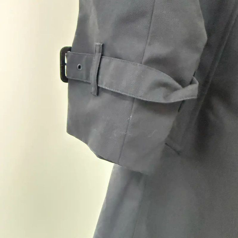 Burberry Burberry Black Cotton Women's Trench Coat Size L / US 10 / IT 46 - 5 Thumbnail