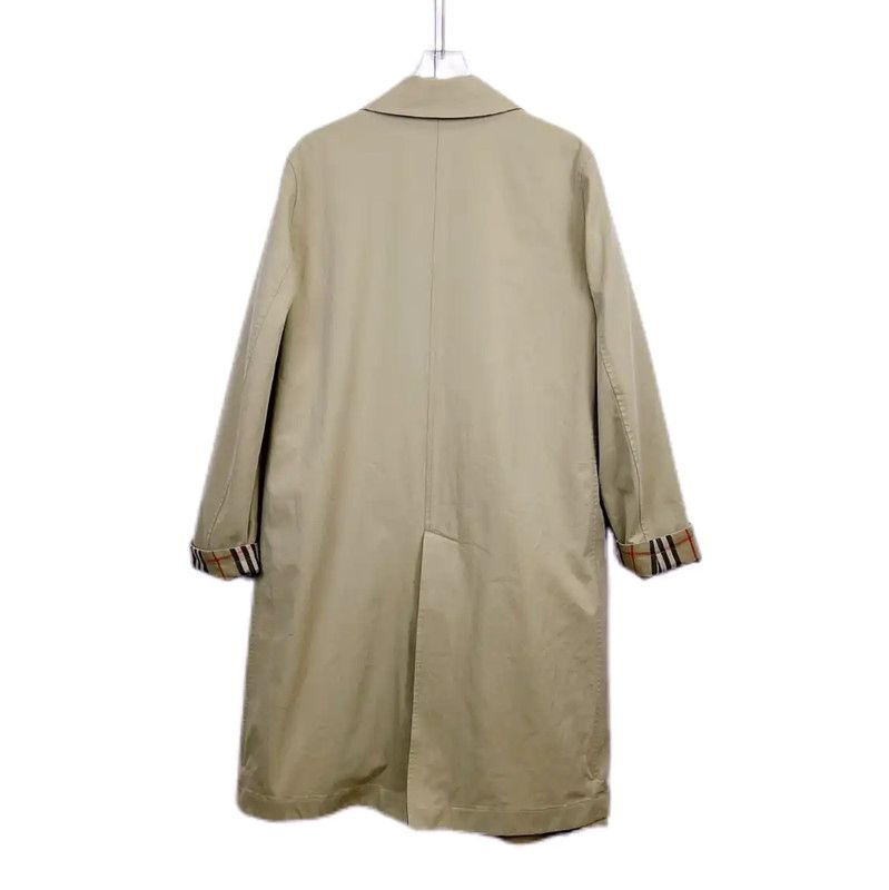 Burberry Burberry Khaki Cotton Mid-Length Trench Coat Size S / US 4 / IT 40 - 2 Thumbnail