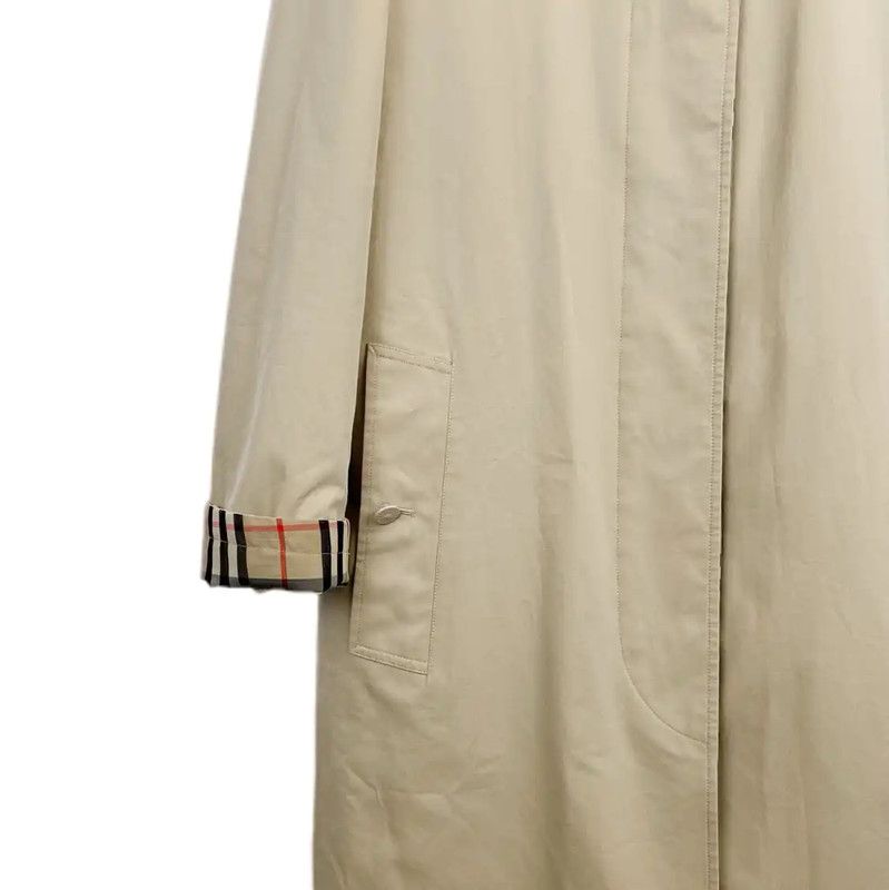 Burberry Burberry Khaki Cotton Mid-Length Trench Coat Size S / US 4 / IT 40 - 4 Thumbnail