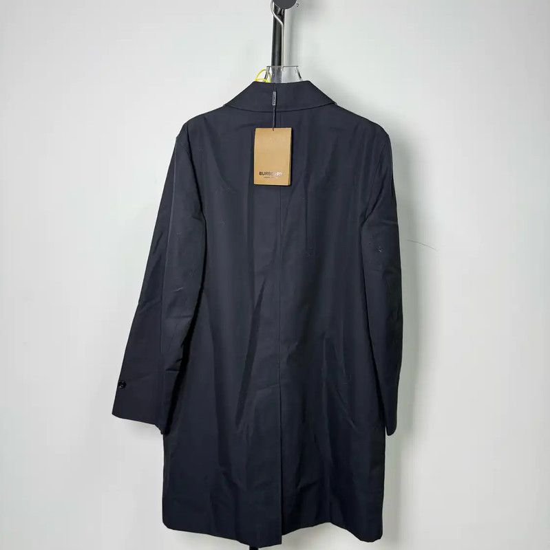 Burberry Burberry Black Cotton Women's Trench Coat Size S / US 4 / IT 40 - 2 Thumbnail