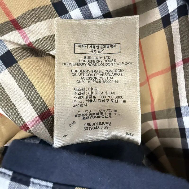 Burberry Burberry Black Cotton Women's Trench Coat Size S / US 4 / IT 40 - 8 Thumbnail