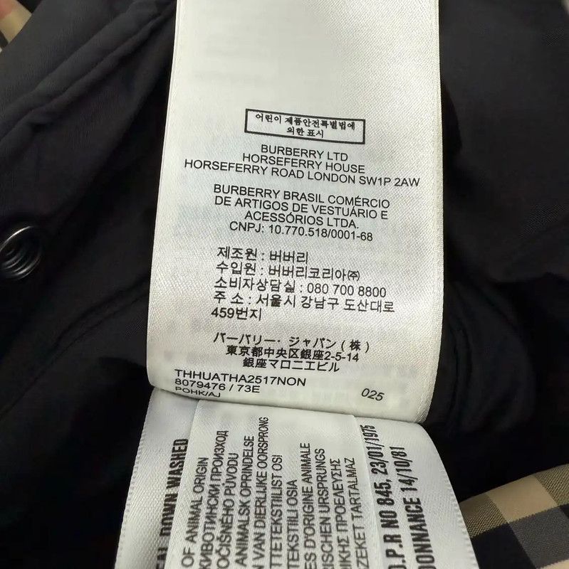 Burberry Burberry Women's Puffer Jacket in Navy Size XS / US 0-2 / IT 36-38 - 8 Thumbnail