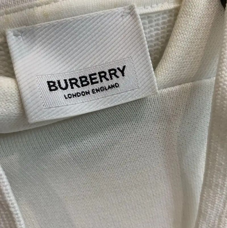 Burberry Burberry Women's White Cotton Long Sleeve Hoodie Size S / US 4 / IT 40 - 3 Thumbnail