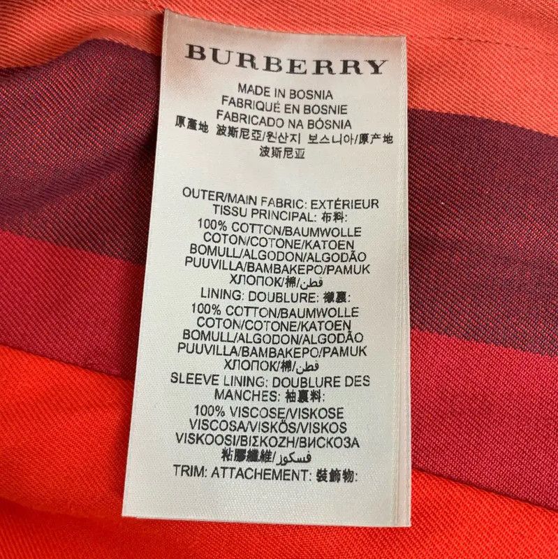 Burberry Burberry Brown Cotton Women's Trench Coat Size S / US 4 / IT 40 - 8 Thumbnail