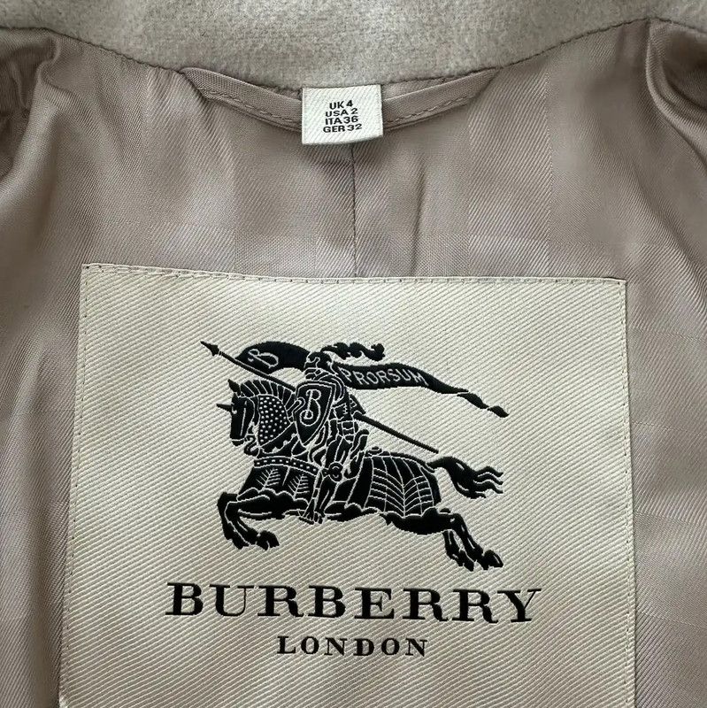 Burberry Burberry Women's Trench Coat in Beige Gray Size S / US 4 / IT 40 - 8 Thumbnail