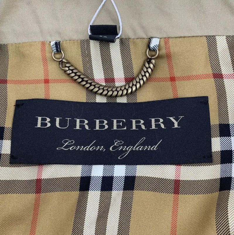 Burberry Burberry Women's Brown Cotton Trench Coat Size L / US 10 / IT 46 - 6 Thumbnail