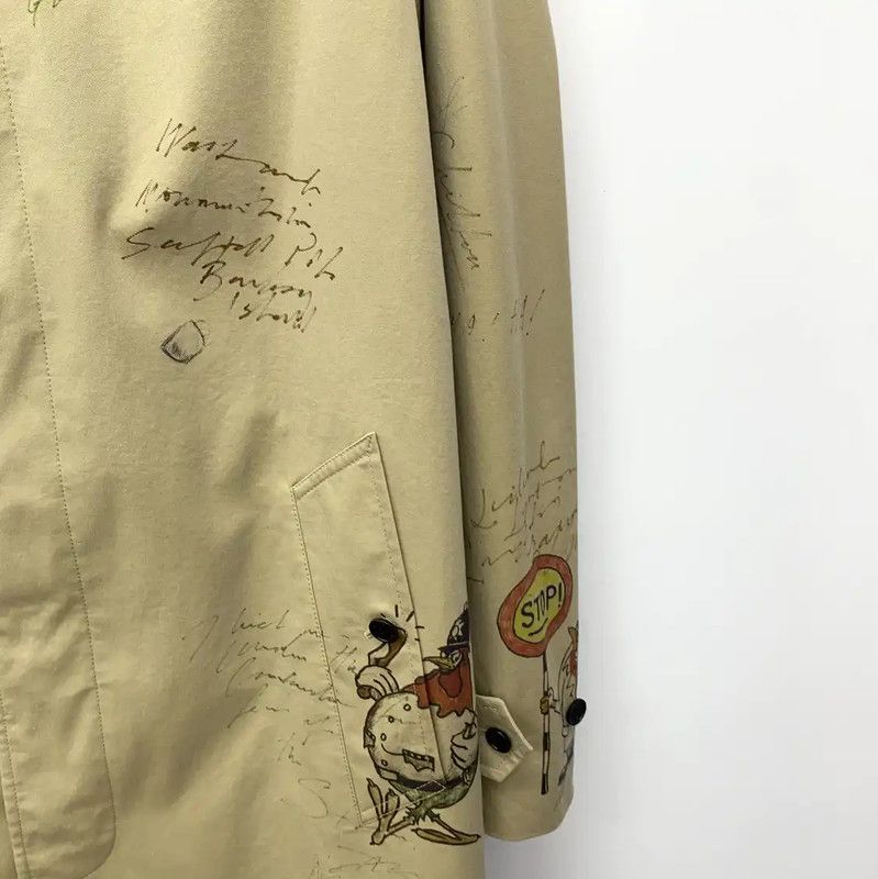 Burberry Burberry Women's Brown Cotton Trench Coat Size L / US 10 / IT 46 - 4 Thumbnail