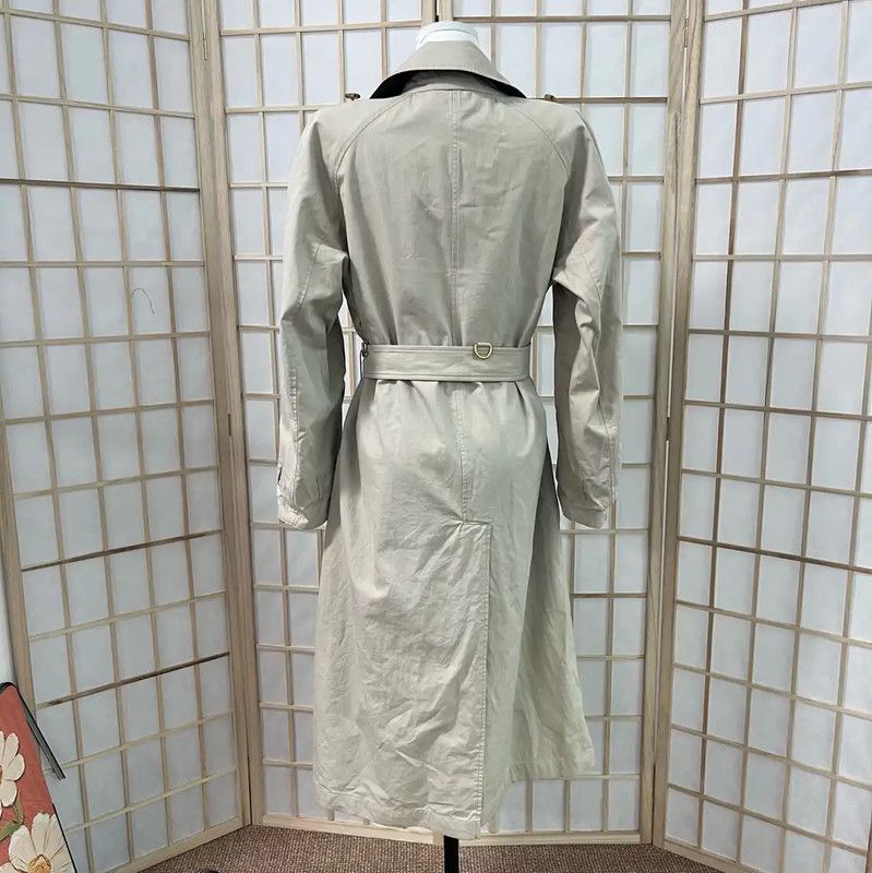 Burberry Burberry Plaid Cotton Women's Coat L Size Size L / US 10 / IT 46 - 4 Thumbnail