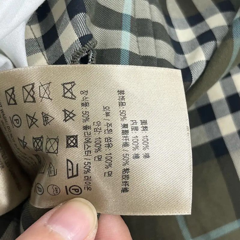 Burberry Burberry Plaid Cotton Women's Coat L Size Size L / US 10 / IT 46 - 6 Thumbnail