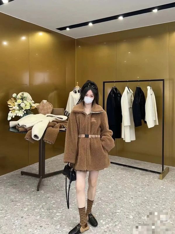 Burberry Burberry Winter Khaki Wool Logo Coat Size M / US 6-8 / IT 42-44 - 5 Thumbnail