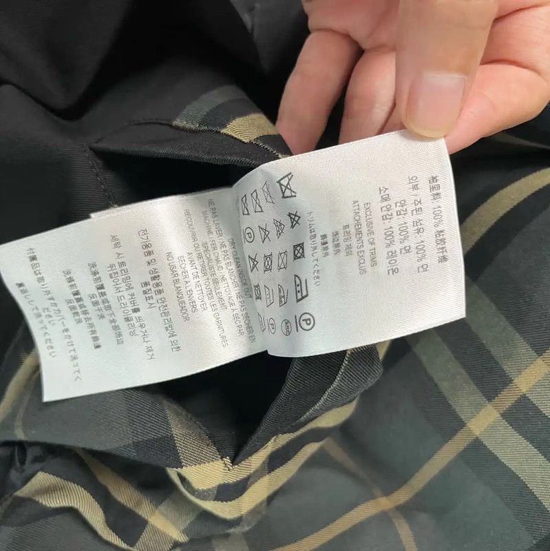 Burberry Burberry Women's Black Cotton Trench Coat Size L / US 10 / IT 46 - 5 Thumbnail