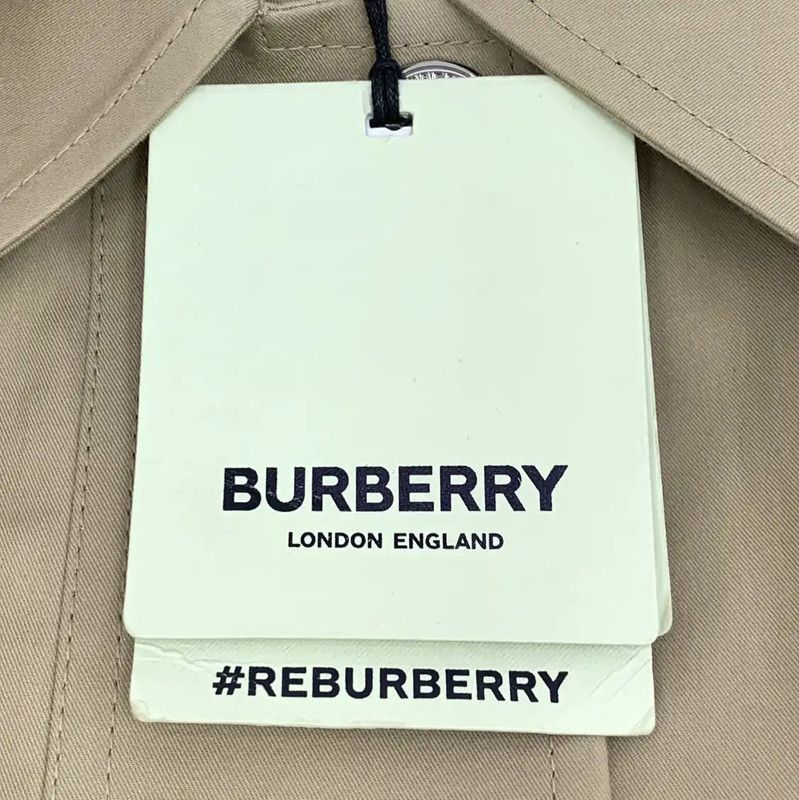 Burberry Burberry Brown Cotton Women's Jacket Size S / US 4 / IT 40 - 7 Thumbnail