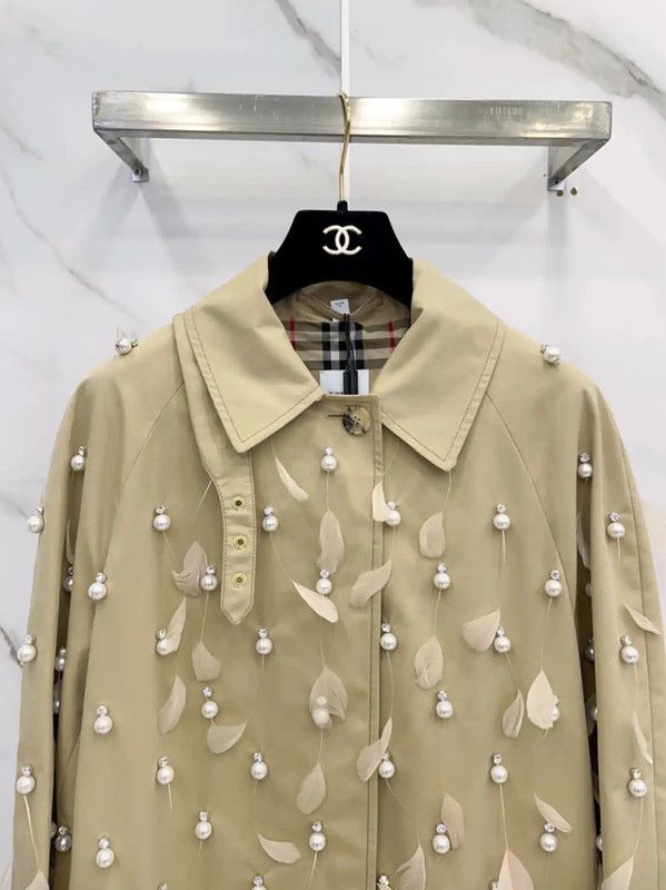 Burberry Burberry Spring Autumn Khaki Cotton Trench Coat Size S / US 4 / IT 40 - 3 Thumbnail